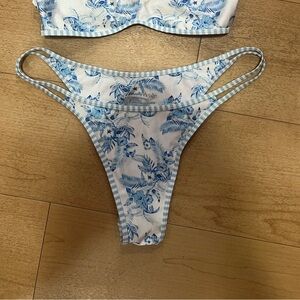Kulani Kinis Blue Floral Bikini Bottoms